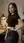 Office crop top and pencil skirt over-the-shoulder glance