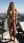 Blonde wavy hair balcony nude