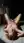 Blonde fingers herself on laundry floor
