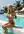 Elsa Vale in turquoise bikini at the pool