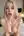 POV blonde leaning forward tongue out