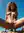 Curly hair reverse cowgirl outdoors