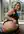 Curvy blonde over shoulder from behind