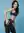 Young Asian fitness model smiling
