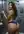 Curvy latina over shoulder shower