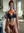 Brown eyes kitchen lingerie smile