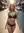 Pink hair city street lingerie
