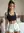Fit brunette crop top bedroom smile