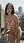 Brunette balcony railing fingering