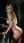 Platinum ponytail balcony nude glance