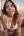 Brunette wavy hair tongue out on yacht