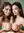 Emily and Mia brunette glamour portrait