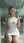 Blue eyed blonde wavy hair office mirror selfie