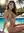 Poolside micro bikini over shoulder