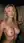 Wet blonde in night shower