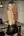 Blonde wavy hair office tease