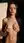 Slim brunette cups big natural tits at desk