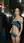 Slim brunette pulls shorts down in elevator