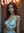 Neon brick wall lingerie tease