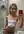 Wet crop top selfie in bathroom