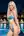 Poolside turquoise lingerie tease