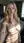 Nude blonde waist-up hotel selfie