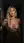 Nude blonde hallway mirror selfie