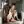 Tall brunette bent over vanity