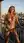 Blonde nude balcony golden hour