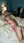 Blonde looks back over shoulder
