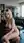 Curvy blonde on lap in gym