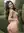 Naked curvy Asian in garden daylight