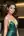 Over shoulder glance in satin