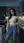 Brunette kitchen hip pose