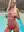 Platinum Hair & Rainbow Skirt on the Court
