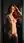 Young redhead nude kitchen mirror