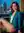 Wavy brunette office tease