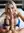 Platinum blonde licks thick cock POV