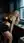 Blonde wavy hair kitchen glance