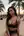 Ebony in sheer mesh at beach sunset