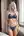 Slim blonde lingerie curves
