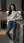 Slim brunette in kitchen jeans