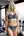 Young adult blonde gym tease