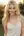 Blonde in garden camisole selfie