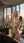 Platinum bob nude mirror selfie