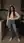 Slim brunette kitchen jeans pose
