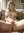 Blonde fingers shaved pussy