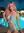 Pink hair poolside lace bra