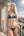 Young adult balcony lingerie tease