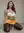 Cheerleader outfit tongue out kneel